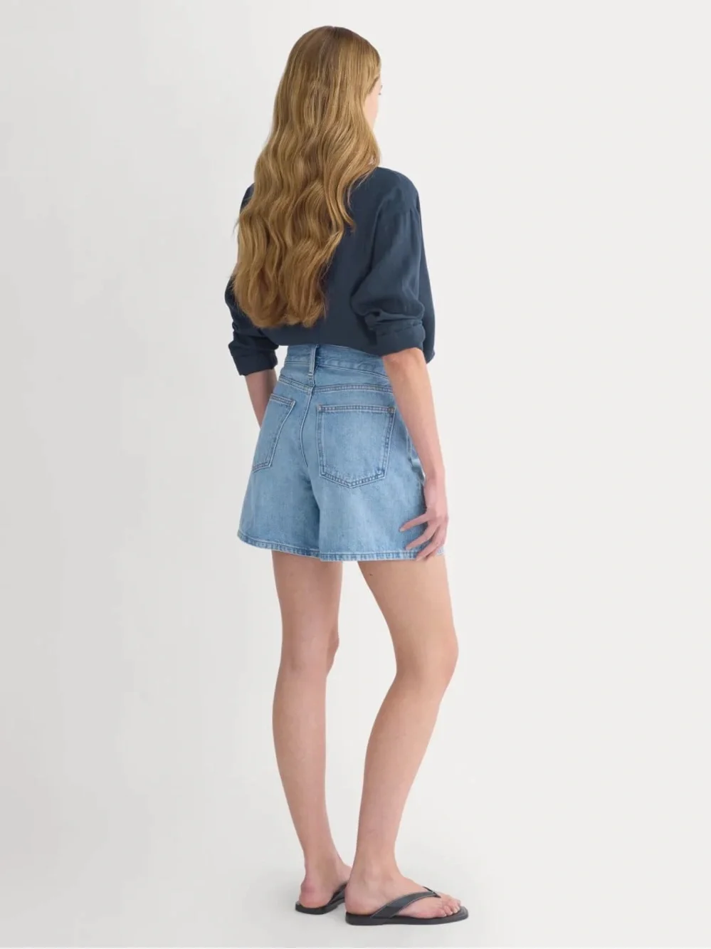 Everlane A-Line Denim Shorts